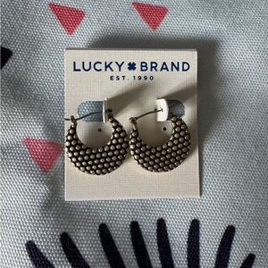 Lucky Brand Gold Hoop Earrings